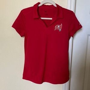 Nike Dri Fit Red Buccaneers Women’s Polo